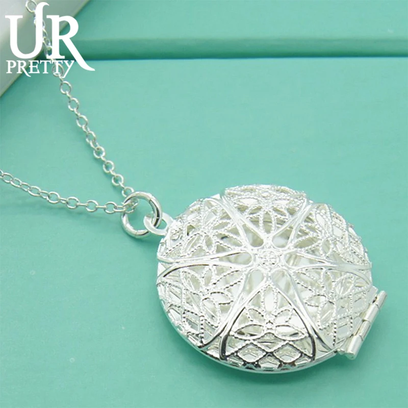 URPRETTY 925 Sterling Silver Round 