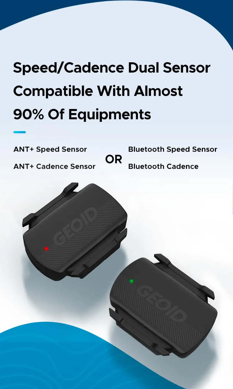 Ordinateur De Vélo Sans Fil MEILAN Bluetooth – Avec Capteur De Vitesse Et Cadence, Rechargeable, Noir, Compatible Cyclisme