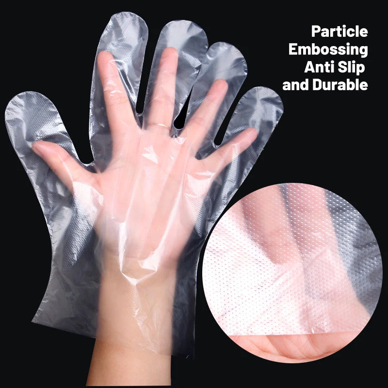 100pcs/300pcs/500pcs Cooking Cleaning disposable gloves disposable nitrile gloves vinyl disposable gloves disposable plastic gloves kitchen cleaning gloves Transparent Plastic Sanitary Gloves Household Gloves Kitchen barware