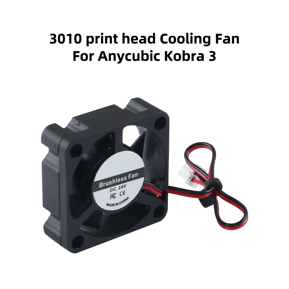 Für Anycubic Kobra 3 Combo 3010 Extruder-Lüfter Druckkopf-Kühlung Geräuscharmer Lüfter 3D-Drucker Ersatzteile für Kobra 3 – Detail 1