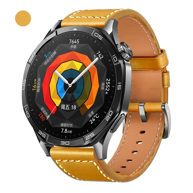 Genuine Leather Watchband - 20mm/22mm - Premium Strap Accessory