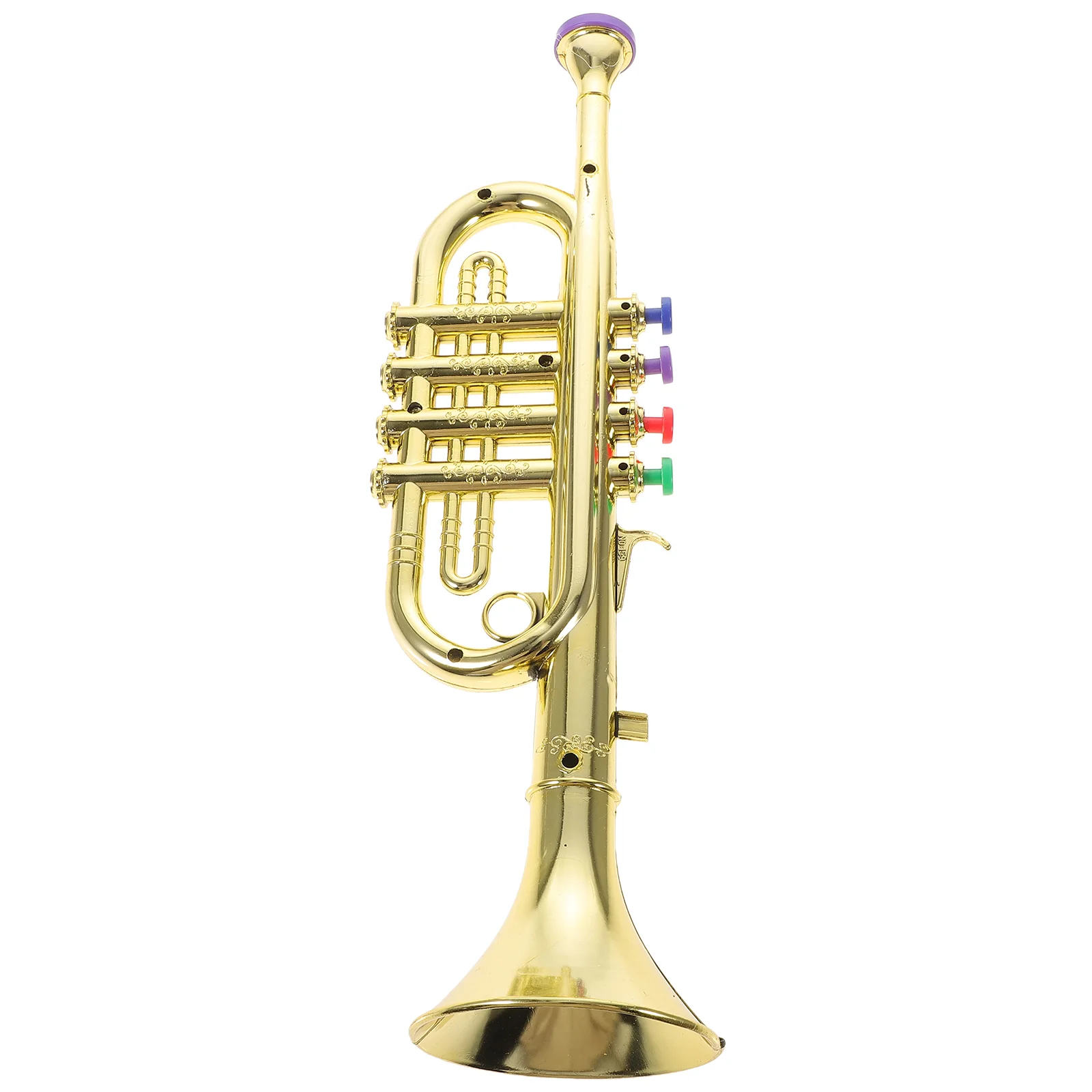 1pc Creative Trumpet Trumpet with Color Buttons Portable for Toddlers Children Kids Beginners