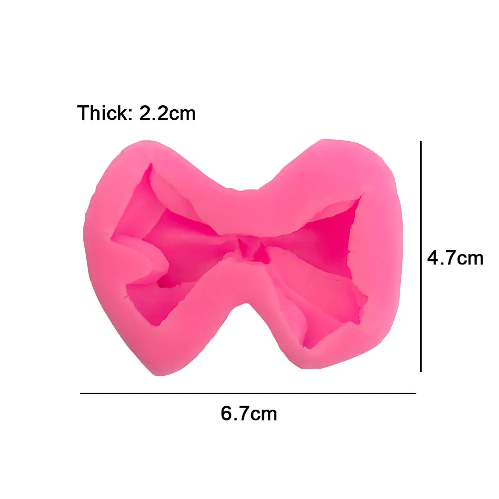 Stampini Silicone Per Fondente - 4 Pezzi Mini Fiocchi | Per Cioccolato E Decorazioni Torte