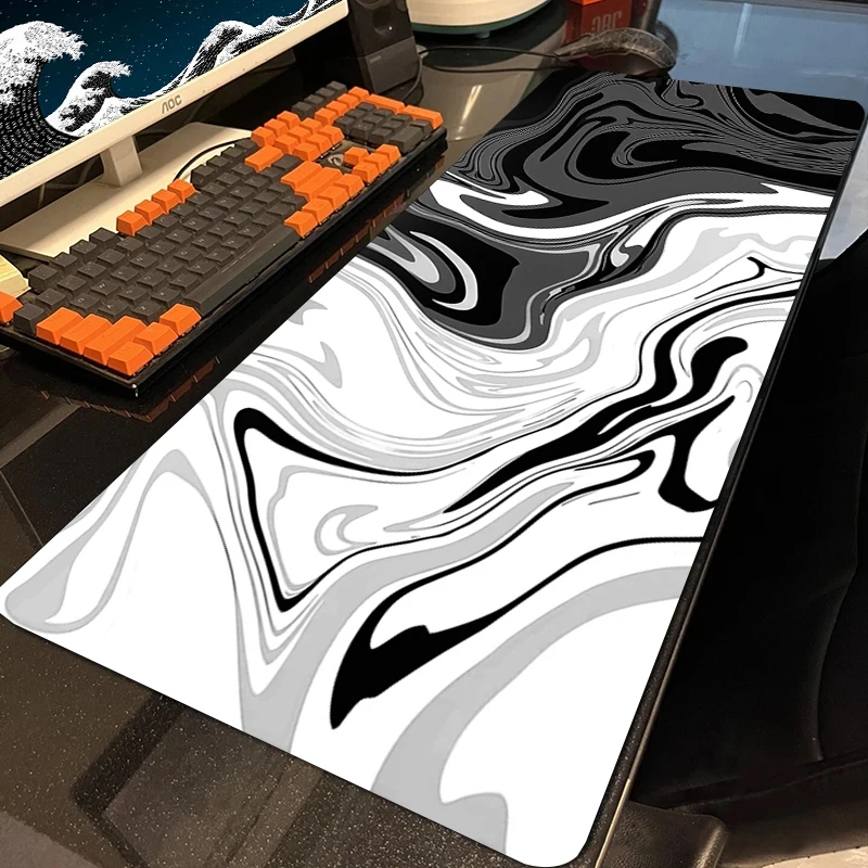 

Big Strata Liquid Mouse Pad XXL Large Game Art Mouse Mat Gaming Anti-slip Mousepad Computer Gamer Keyboard Pads Desk Mats 40x90