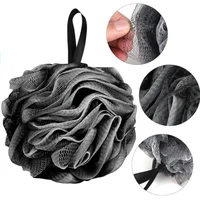 1pc Shower Mesh Foaming Sponge Bubble Ball Body Skin Cleaner Cleaning Tool Exfoliating Scrubber Black Bath Bathroom Accessories 1