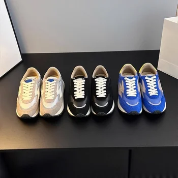 Retro Sneakers 25 New Unisex Breathable Mesh Lightweight Casual Shoes Lace up Women's Shoes Forrest Gump Shoes