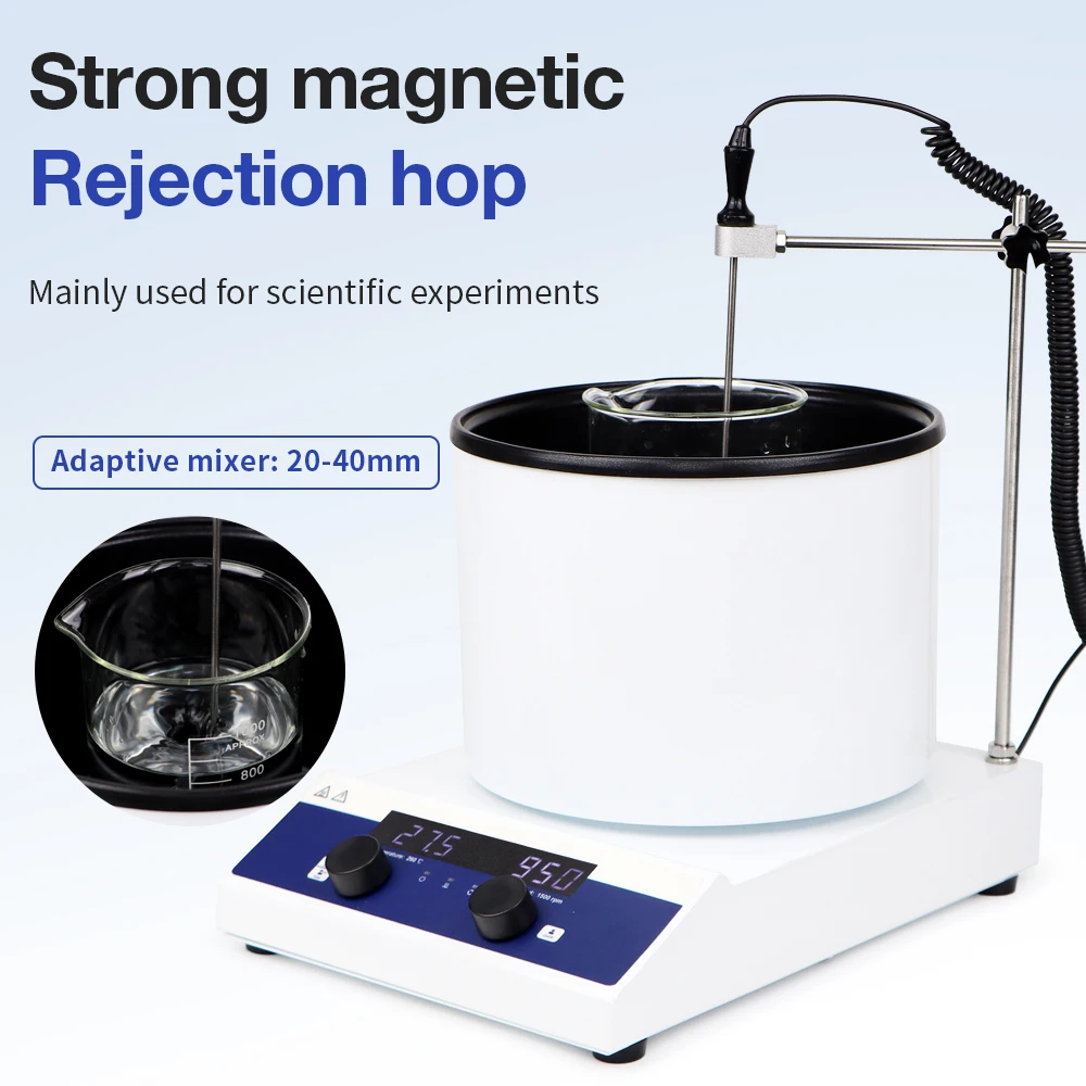 Magnetic Lab Equipment Thermal Regulator Mixing Machine EU Plug