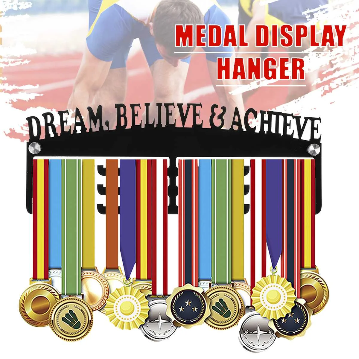 Stainless Steel Medal Hanger Holder | Medal Hanger Display Shelf - 3 ...