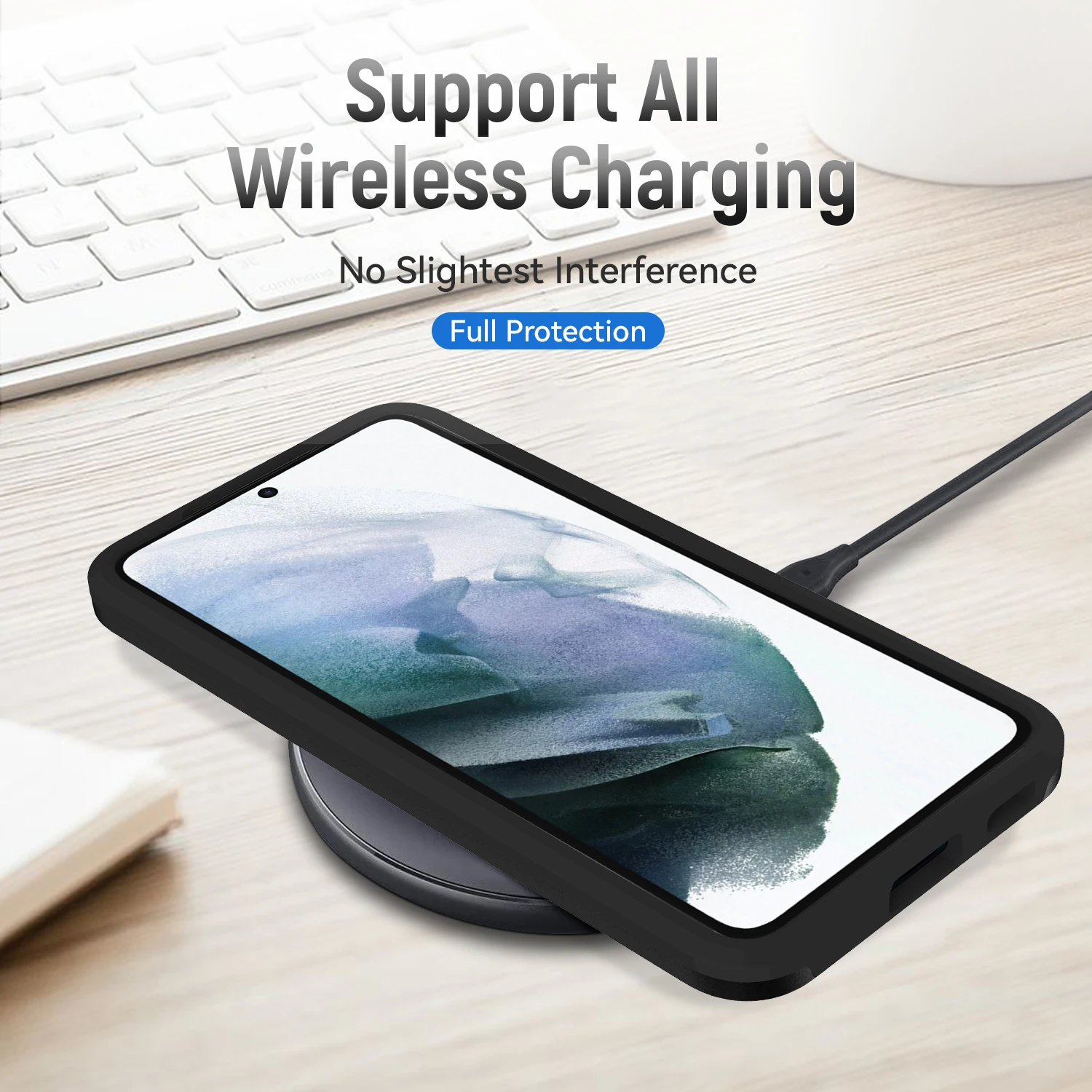 갤럭시 S21 FE 5G 휴대폰 케이스, 충격 방지 보호용 견고한 케이스 커버, 삼성 갤럭시 S20 FE/S21+ 플러스/S21 케이스용