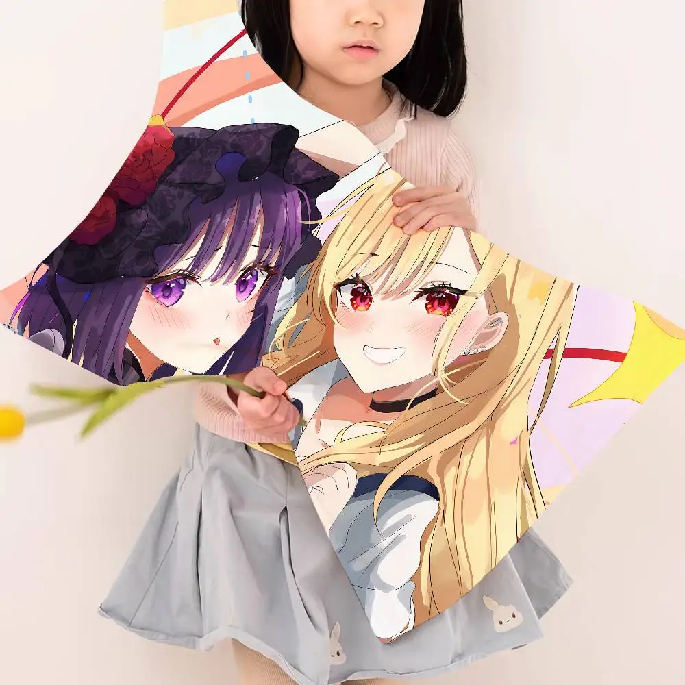 M-My Dress-Up Darling 마린 키타가와 애니메이션 신제품 속건성 폴리에스터 베개 타월 - 가정용 머리 기름때 방지 커버