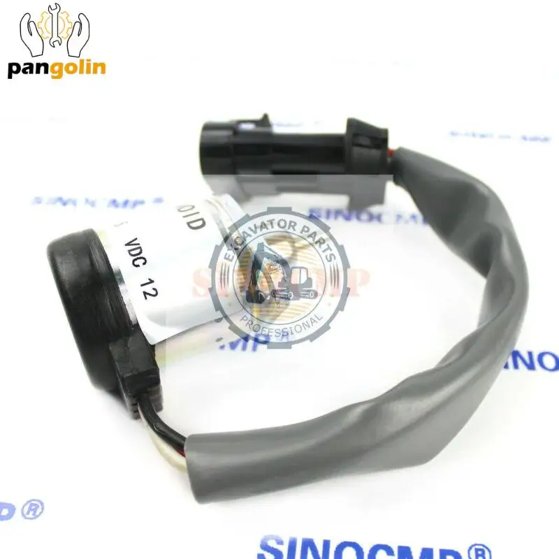 

6689034 12V Fuel Shutoff Solenoid Valve for Bobcat T250 T300 T320 T750 Skid Steer Shutdown Solenoid Excavators Accessories Parts