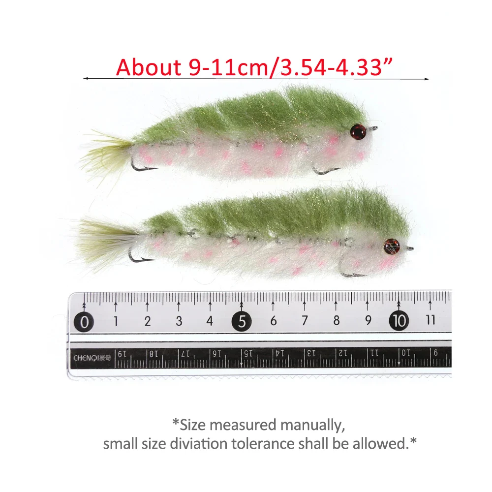 Bimoo 1PC 3.5 9cm Chocklett's Finesse Changer Baitfish Articulated Fish  Spine Rainbow Trout Fly Streamer Fishing Gamefish Lures