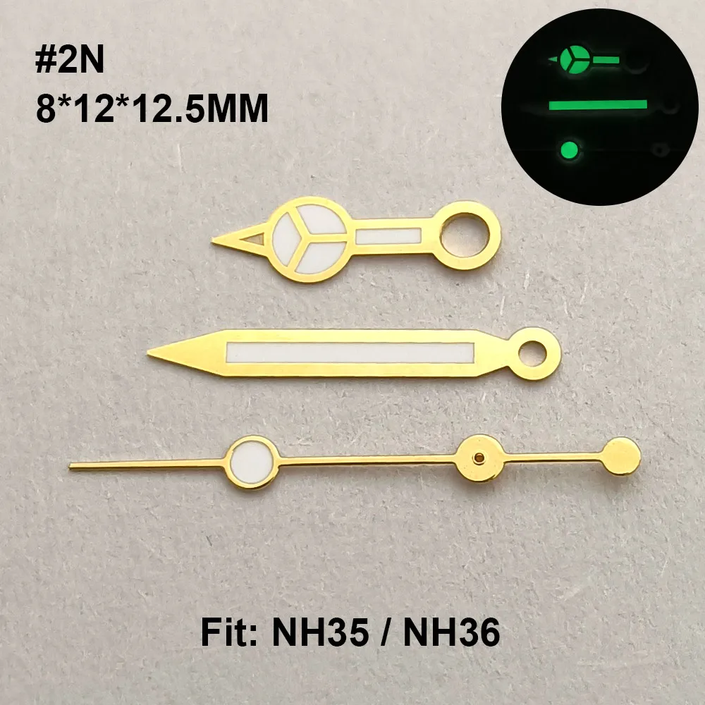 Luminous 12.5mm Watch Hands - Premium Watch Accessories