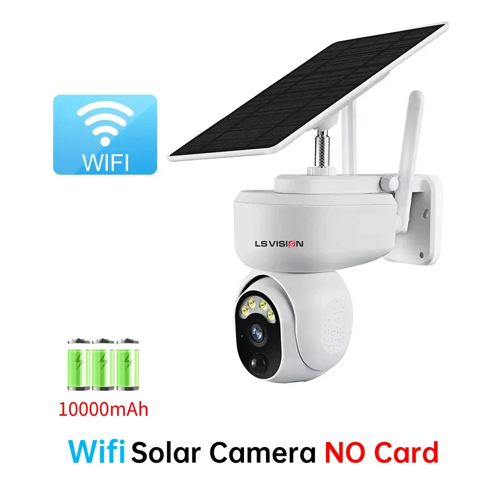 LS VISION 4MP 4G Sim كاميرا تعمل بالطاقة الشمسية ف...