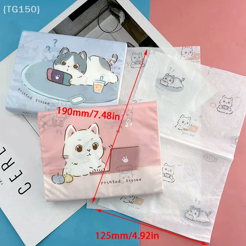 【F2-TG150】40장/팩 일회용 페이스 타올 티슈 부드럽고 두꺼운 드라이 와이프 티슈 가정용 냅킨 종이 타월 화장지