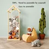 Animal Storage Stuffed Animal Zoo Wood Soft Toy Organizer Plush Toy Holder Nursery Room Organizer Zoo Cage Stuffed Animal Holder 5