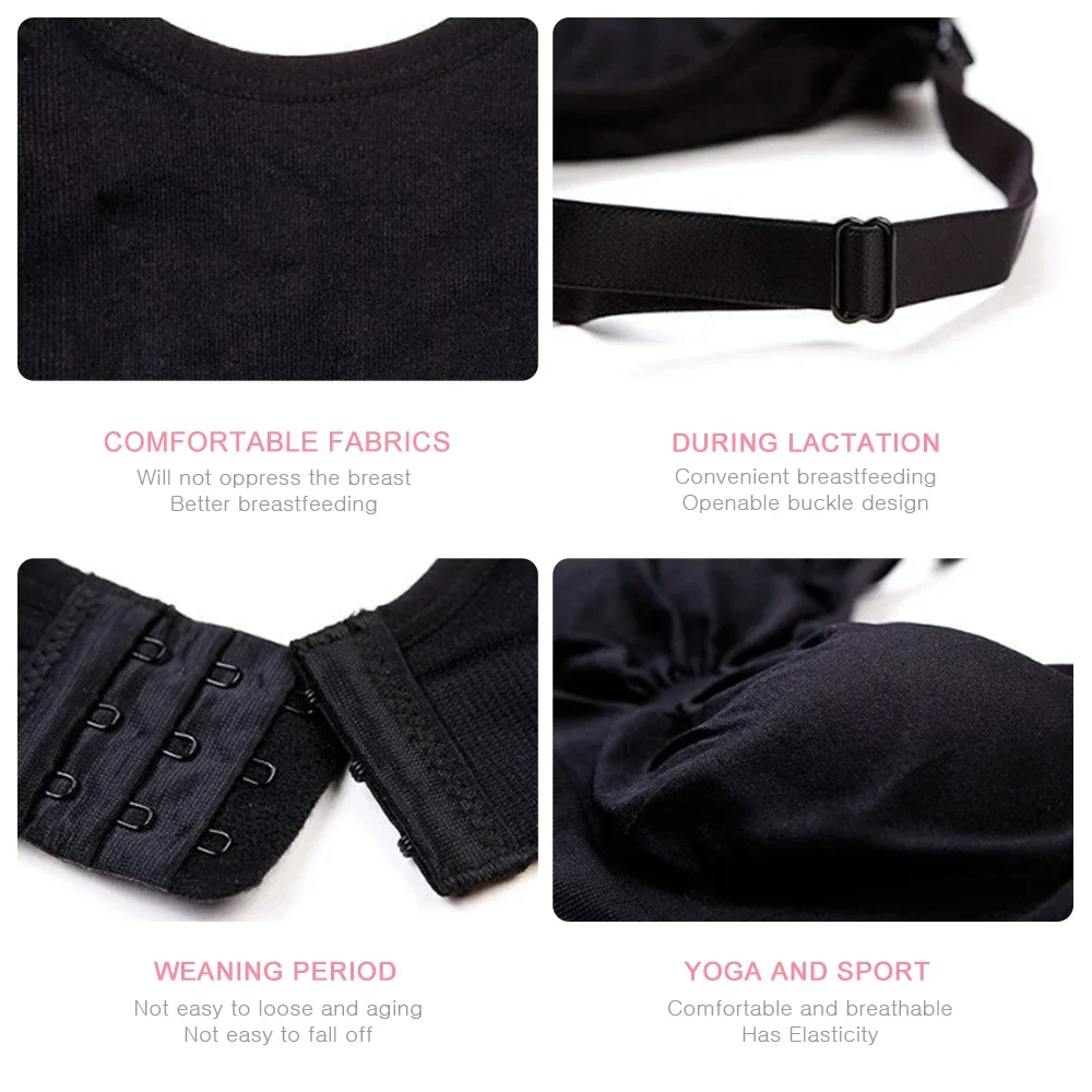 Maternity Bra For Breast Pump Special Nursing Bra Hands Pregnancy Clothes Breastfeeding Pumping Bra Can Wear All Day 3