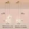 Butterfly LED Pendant Lights Ceiling Hanging Lamps Bedside Suspension Luminaire Living Room For Home Decoration Indoor Lighting 3