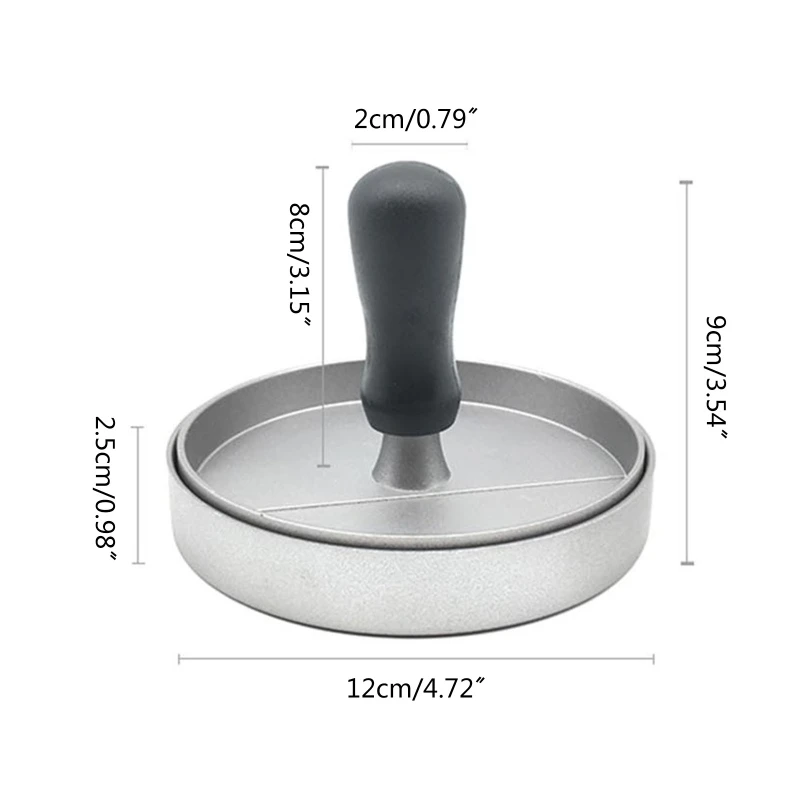 Hamburger Maker Hamburger Press Round Shape Non-Stick Chef Cutlets Meat Beef Burger Press Patty Maker Mold