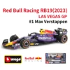 Bburago 1:43 Red Bull F1 Rb19 Las Vegas Miami 1 Verstappen 11 Perez Alloy Scaled Die-Cast Car Model Toys Collection Kid Gift 2