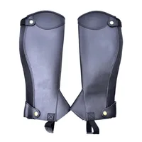 Equestrian Supplies Horse Riding Chaps Boots Cover Adult Children Microfiber Leggings Riding Harness Rider Knight Equipments 2