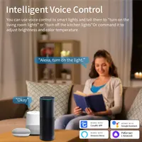 Smart WiFi LED Ceiling Light 24W Cozylife APP Control Voice Control Round Panel Ambient Lamp AC85-265V Works Alexa Geogle Home - Image 4