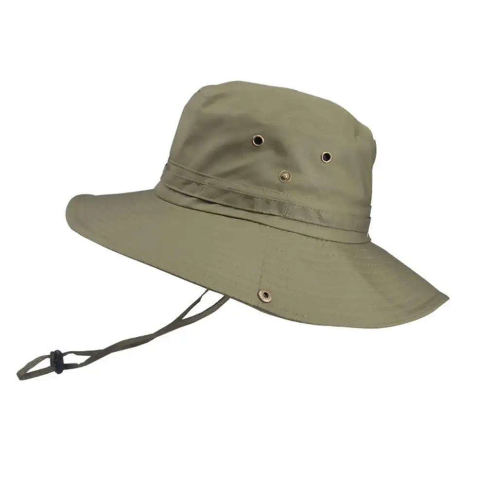 Fishing Hat Wide Brim Sun Protection Hat with Breathable Safari Hat and Fisherman Hat Hiking Hats Boonie Hats for Man