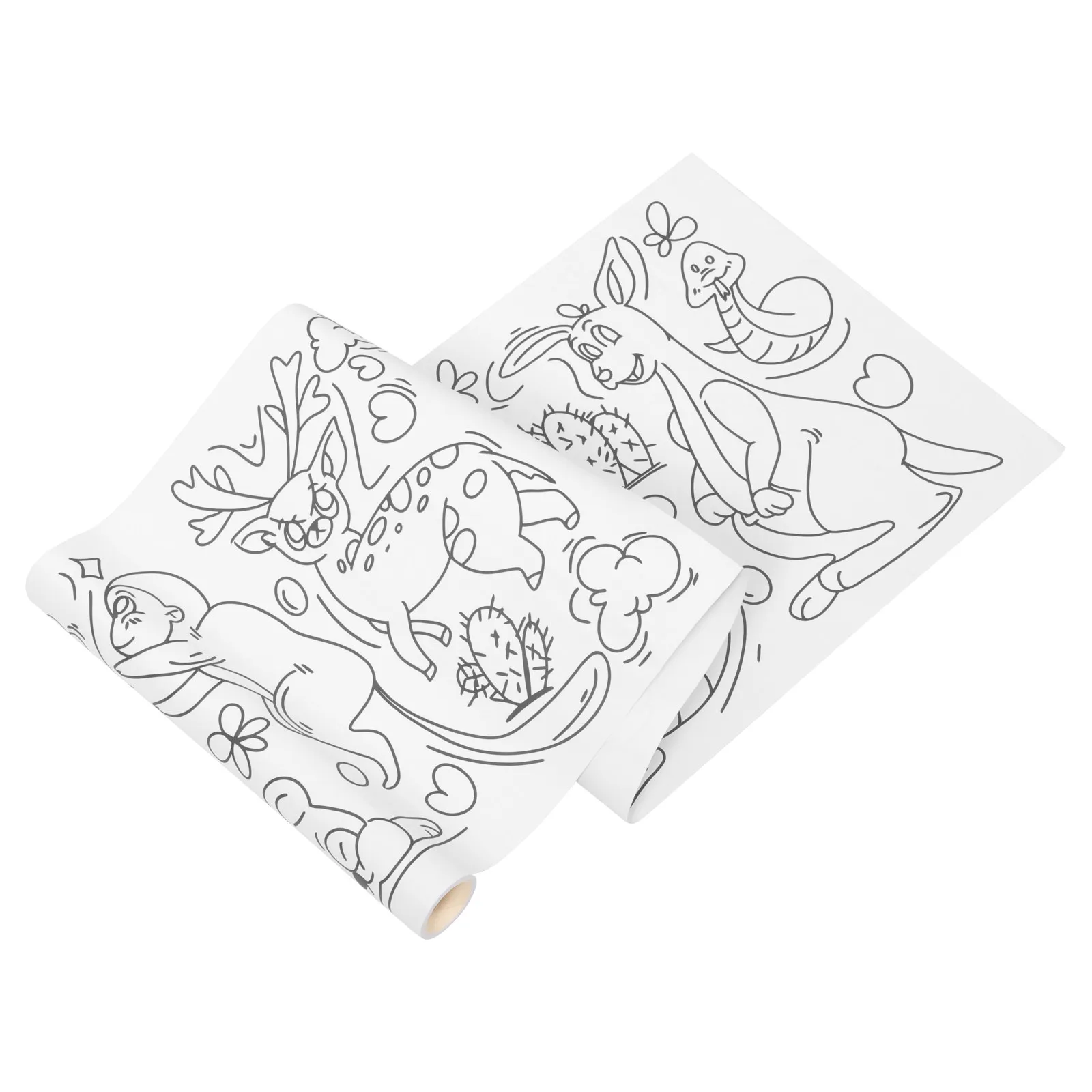 거대한 어린이용 색칠 포스터 롤, 부드럽고 튼튼한 종이, DIY 그래피티 벽 예술, 그림 그리기, 공예, 학교 숙제, 재미있는 활동에 적합