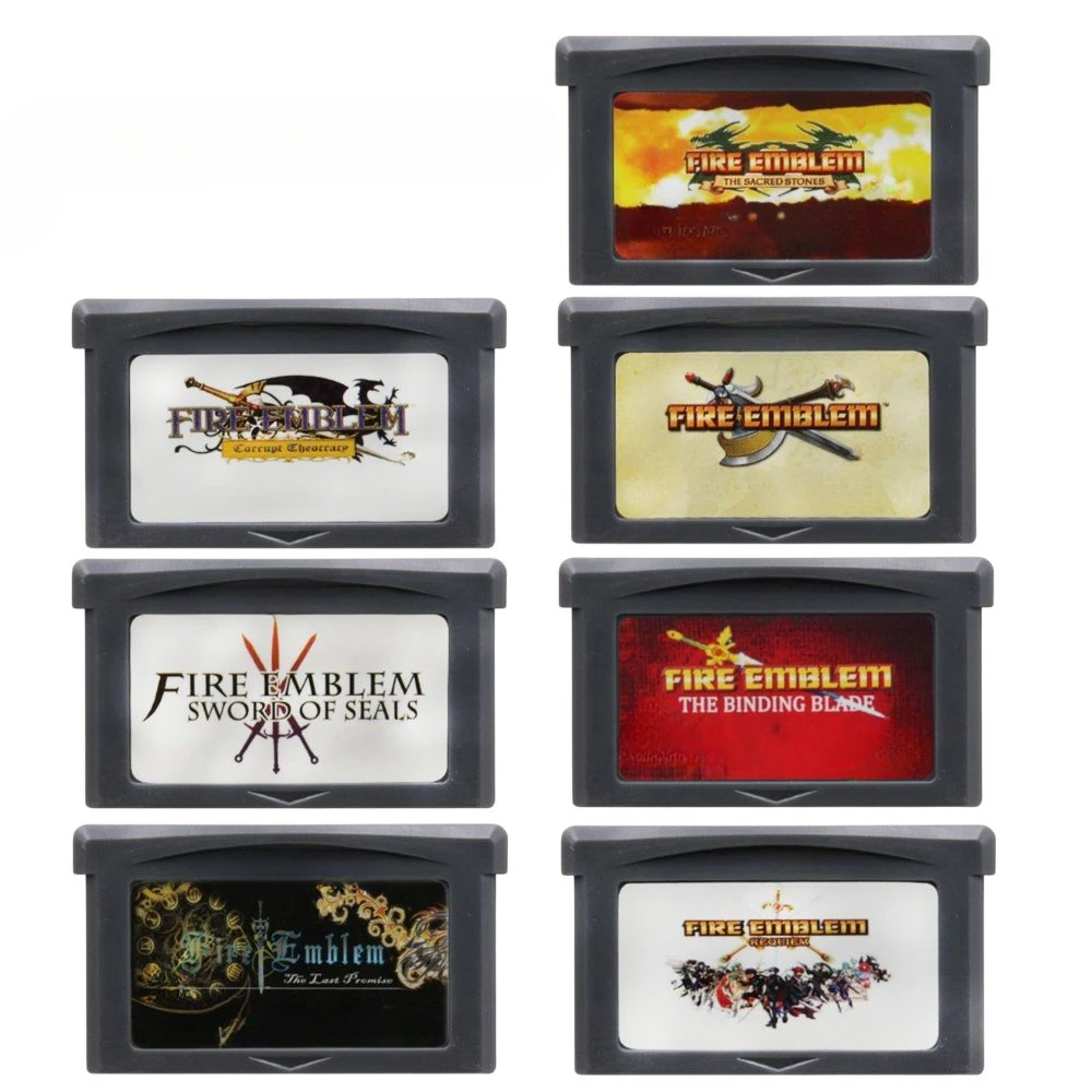 32bit Card Fire Emblem Sacred Stones Sword of Seals Binding Blade