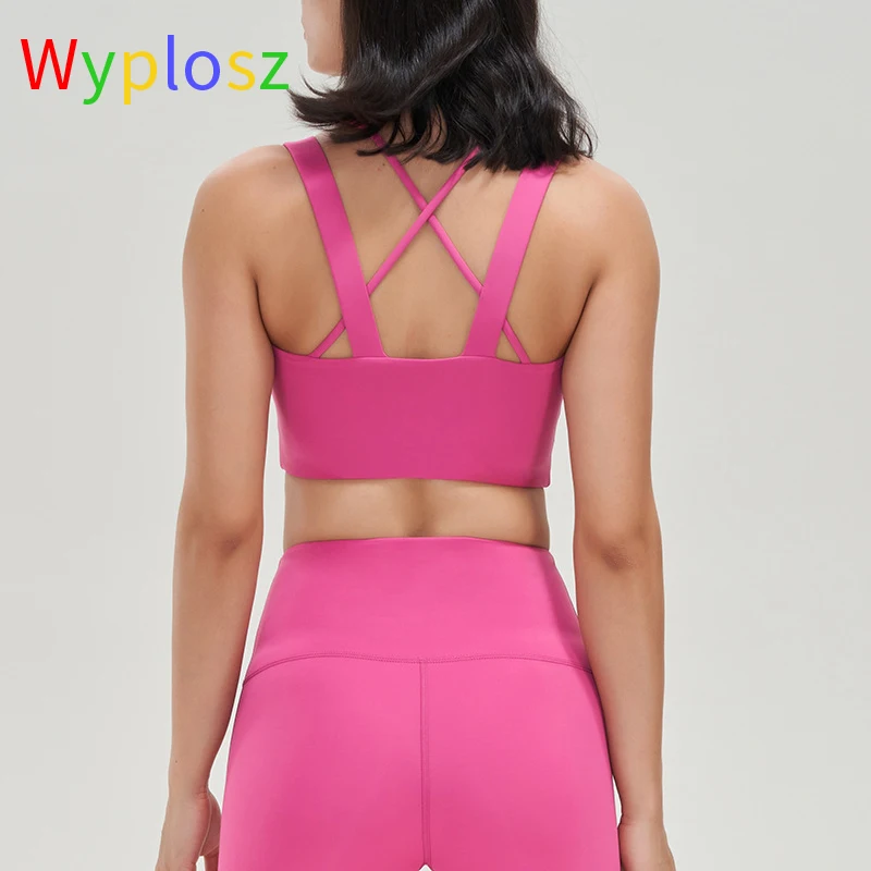 Wyplosz Sport Bras Women Fitness Workout Comfortable Shockproof Top Vest  Nude High Strength Plus Size Beauty Back Lycra Push Up - AliExpress