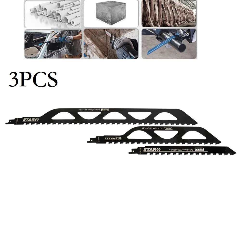 240305455mmReciprocatingSawBladeCarbideDemolitionMasonryJigsaw