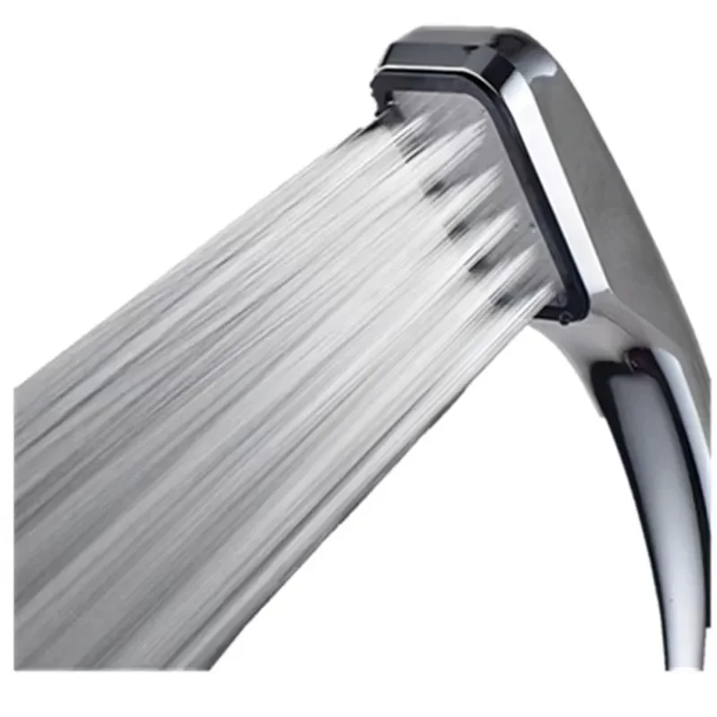 Shower Head 300 Holes High Pressure Rainfall Water Saving Flow Chrome ABS Sprayer Nozzle Square Bathroom Accessories