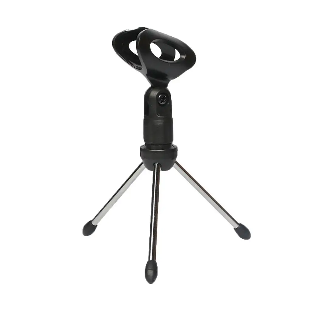 Mini Microphone Stand Foldable Desktop Table Stand Microphone Holder