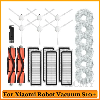 Per Xiaomi Robot Aspirapolvere S10 + / S10 Plus Robot Aspirapolvere Pezzi di Ricambio Spazzola Laterale Principale Filtro Hepa Mop Panni di Ricambio