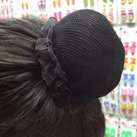 Beautiful Bun Cover Snood Women Hair Net Ballet Dance Skating Crochet Fanchon Rhinestone Styling Headwear Accessories - Image 2
