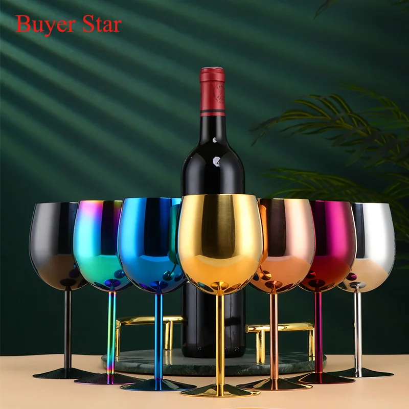 COMOOO Bicchiere Da Vino Isolato 350ml In Acciaio Inox - Con Coperchio E Cannuccia, Per Cocktail E Champagne, Rosa Oro - 2