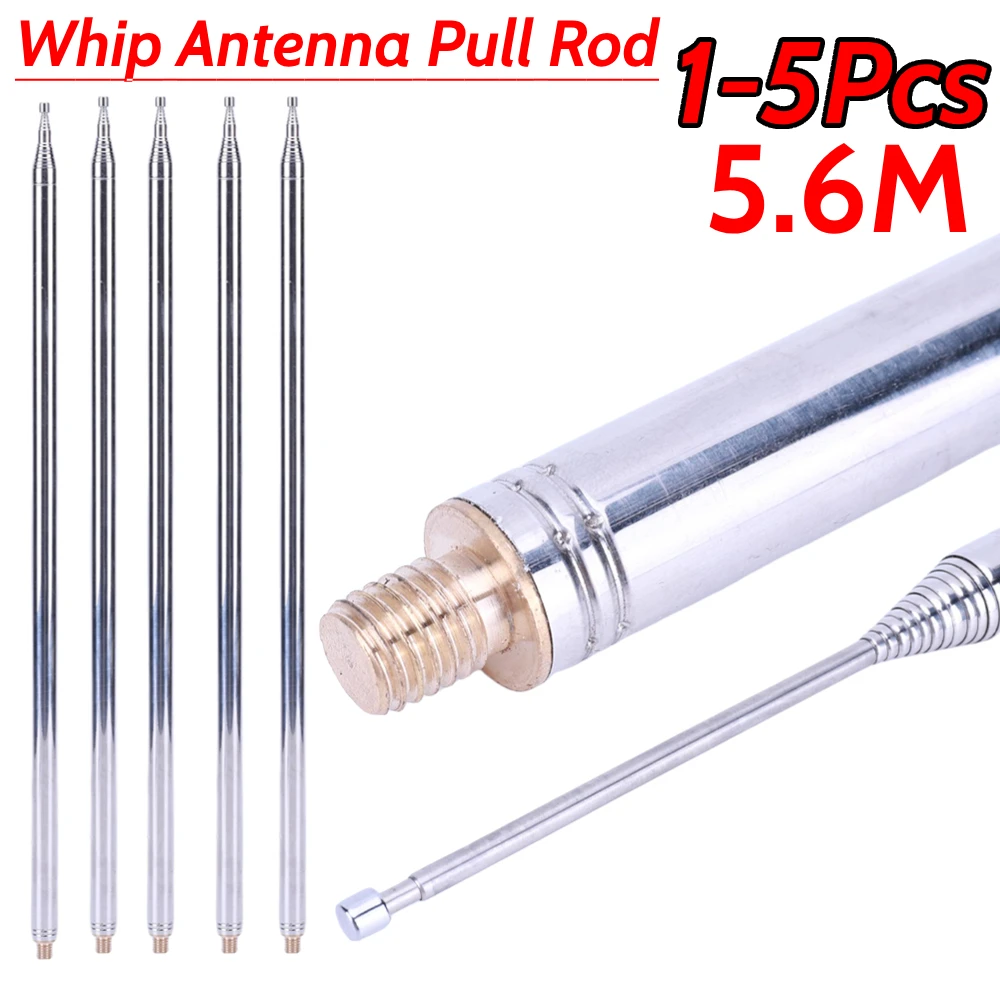 Stainless Steel Telescopic Whip Antenna for HF Radio