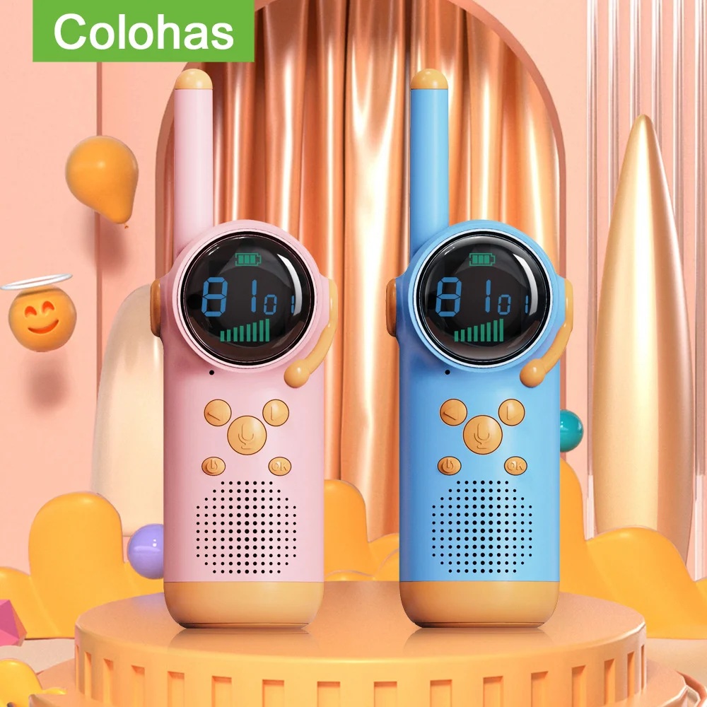 

Children's Mini Walkie Talkie Toy Wireless Interactive Portable Outdoor Walkie-talkie Cartoon Educational Toys 3000 Meter Radio