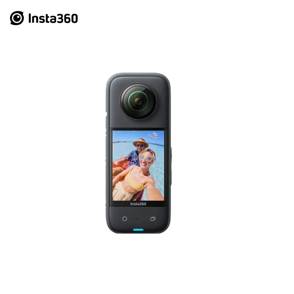 Insta360 X3-Action Camera Impermeabile 360 Con Sensori Da 1/2 "48Mp, Video Hdr Attivo 5.7K 360, Foto 72Mp 360, Obiettivo Singolo 4K