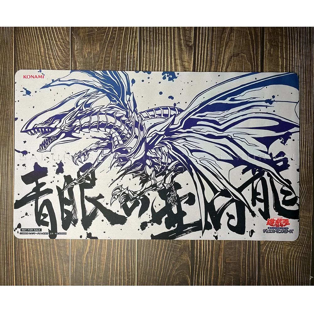 Yu-Gi-Oh Blue-Eyes White Dragon Card Pad Playmat Ygo Mat Mtg Kmc Tcg Yugioh Mat-268