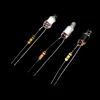 10Pcs Neon Light Bulbs 4*10mm 5*13mm Main Power Indicator With Resistance 220V Red/Blue/Green 2