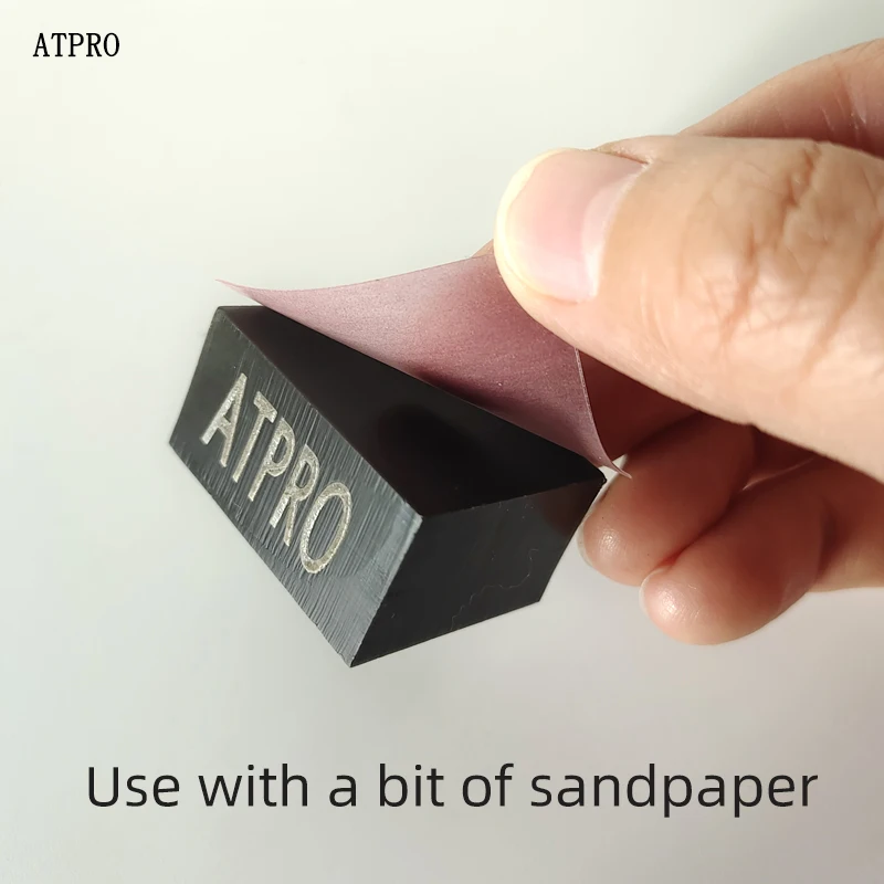 ATPRO 1 오픈 마작 블록 포인트 연마 광택 블록 수동 먼지 제거 마작 타일용 미세 페인트 연마 블록