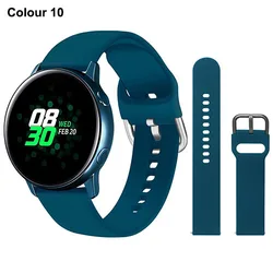 Versatile Silicone Smartwatch Band - 20mm/22mm Strap, Multiple Color Options - Gear S3 (Color 10)