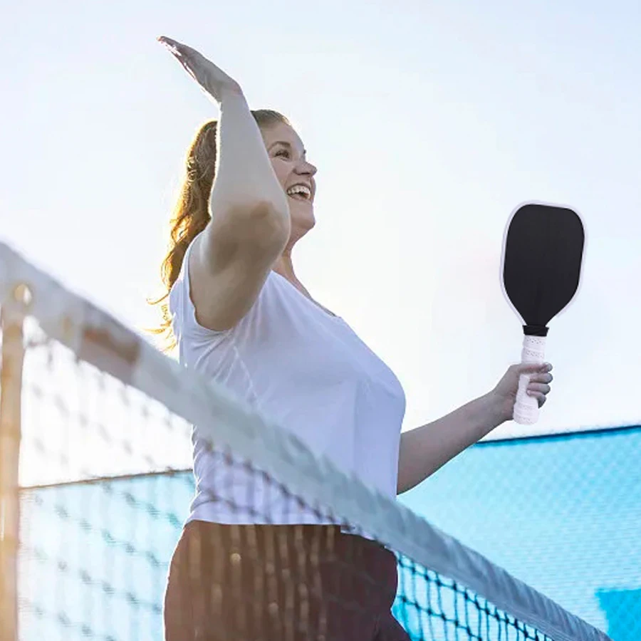 1 White Dessert Training Racket Pitbull Dessert Racket Carbon Fiber Frosted Pitbull Racquet Club Recommended