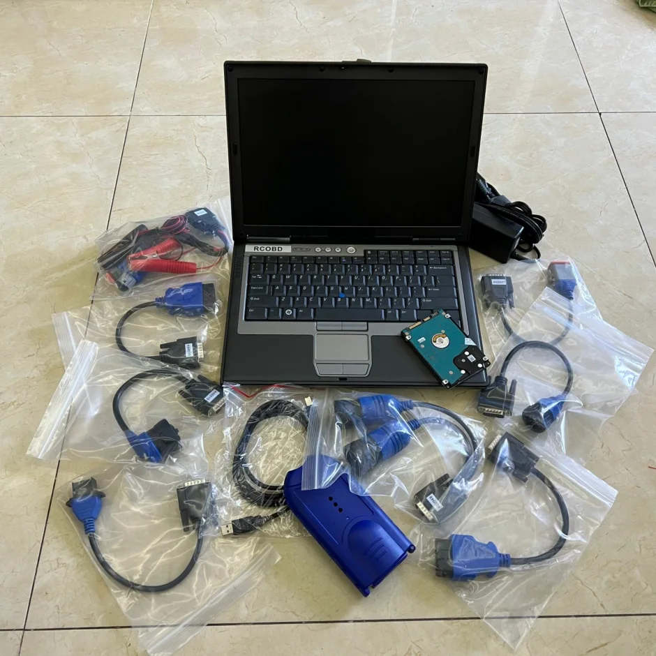 ForN exiq USB Link 125032 Diesel Truck Interface Diagnostic Tool For Truck Read Fault With D630 Laptop