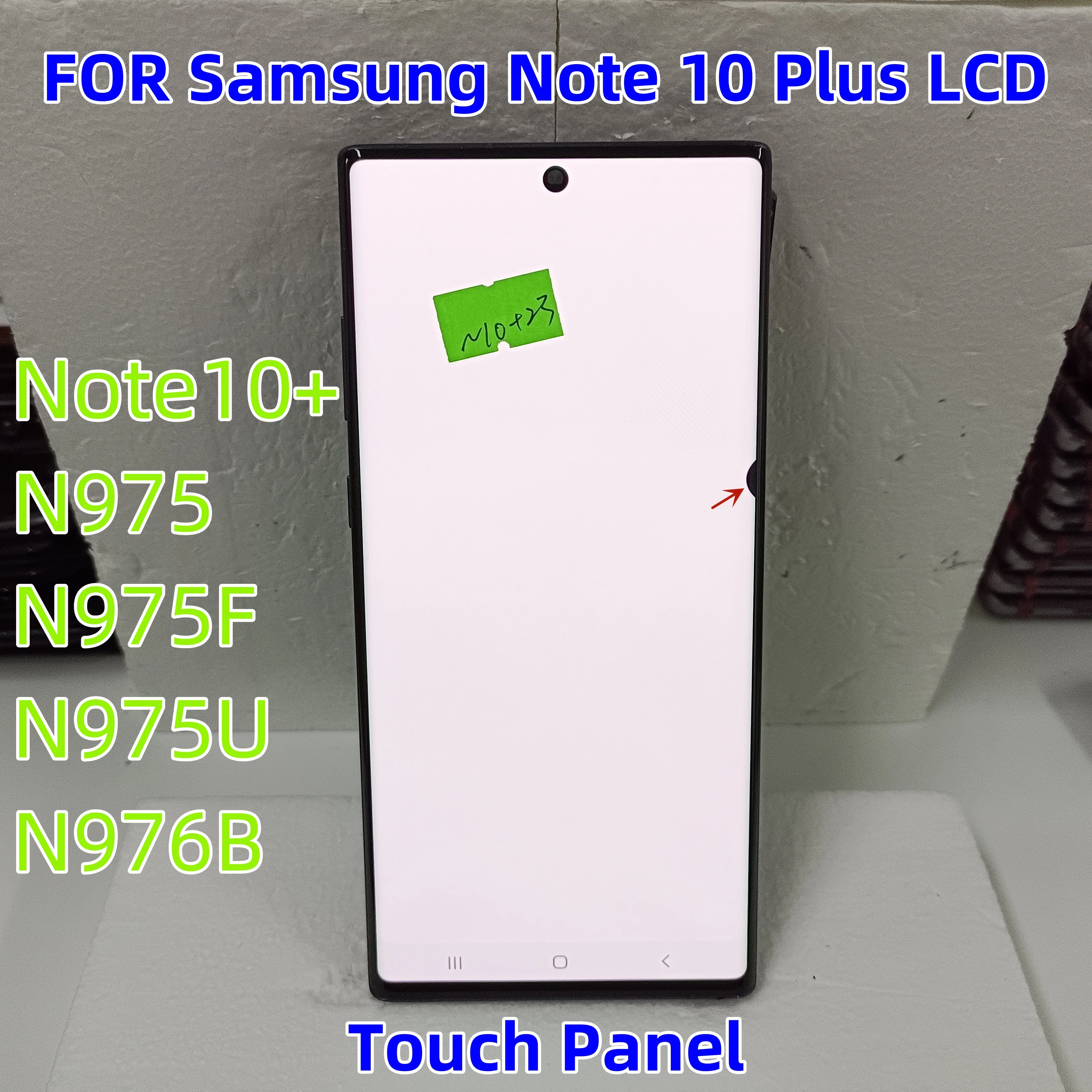 Con Lcd Difettoso Per Samsung Galaxy Note 10 Plus Display Lcd 6.8 ''Frame Digitizer Assembly Per Schermo Note 10 Plus N975 N975F