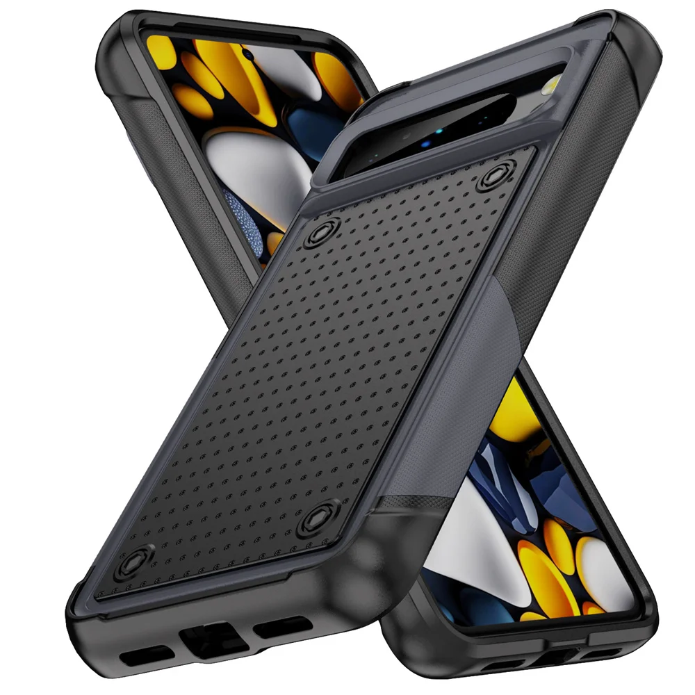 Luxury Military Grade Armor Shockproof Phone Case - Heavy Duty Full Protection PC+TPU Cover Bumper