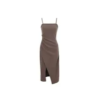 Women Spring New Vintage Short Knit Blouse+Split Sling Skirt 2-Piece Suit 2026 Korean Elegant Long Sleeve Top Dress Matching Set - Image 5