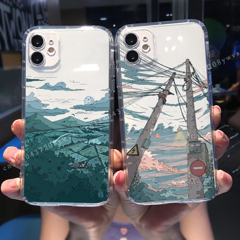 Korea Cute Anime Iphone Case Anime Phone Case Korean Girl Phone