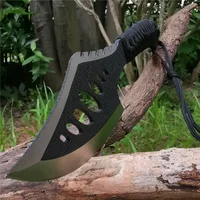 Portable Tomahawk, Outdoor Jungle Camping Bone Machete, Multifunctional Life-saving Tool, Non-slip Handle, Stainless Steel Blade 1